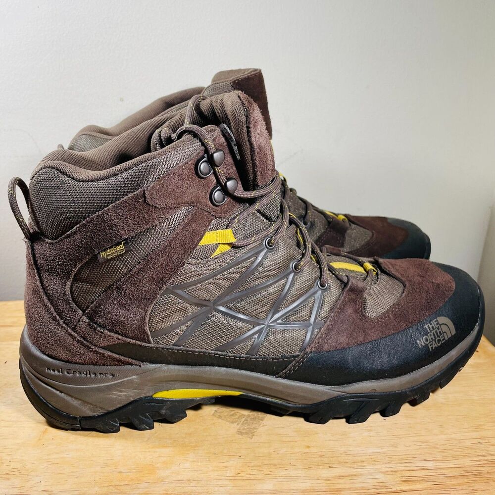 The North Face Storm Mens Size 14 Boots Brown Suede Winter Hiking Shoes Sneakers